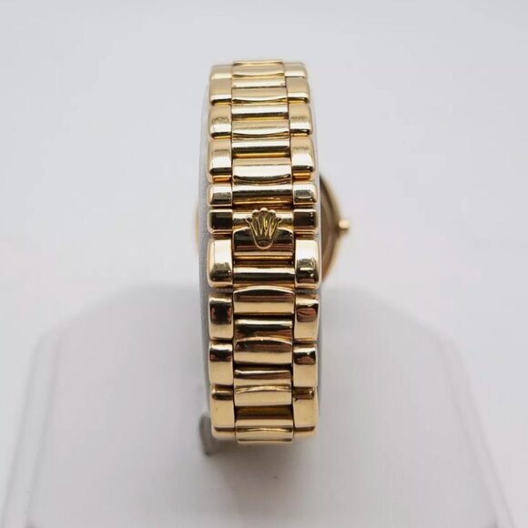 FACTORY LADIES ROLEX CELLINI 18KT YELLOW GOLD main image 4